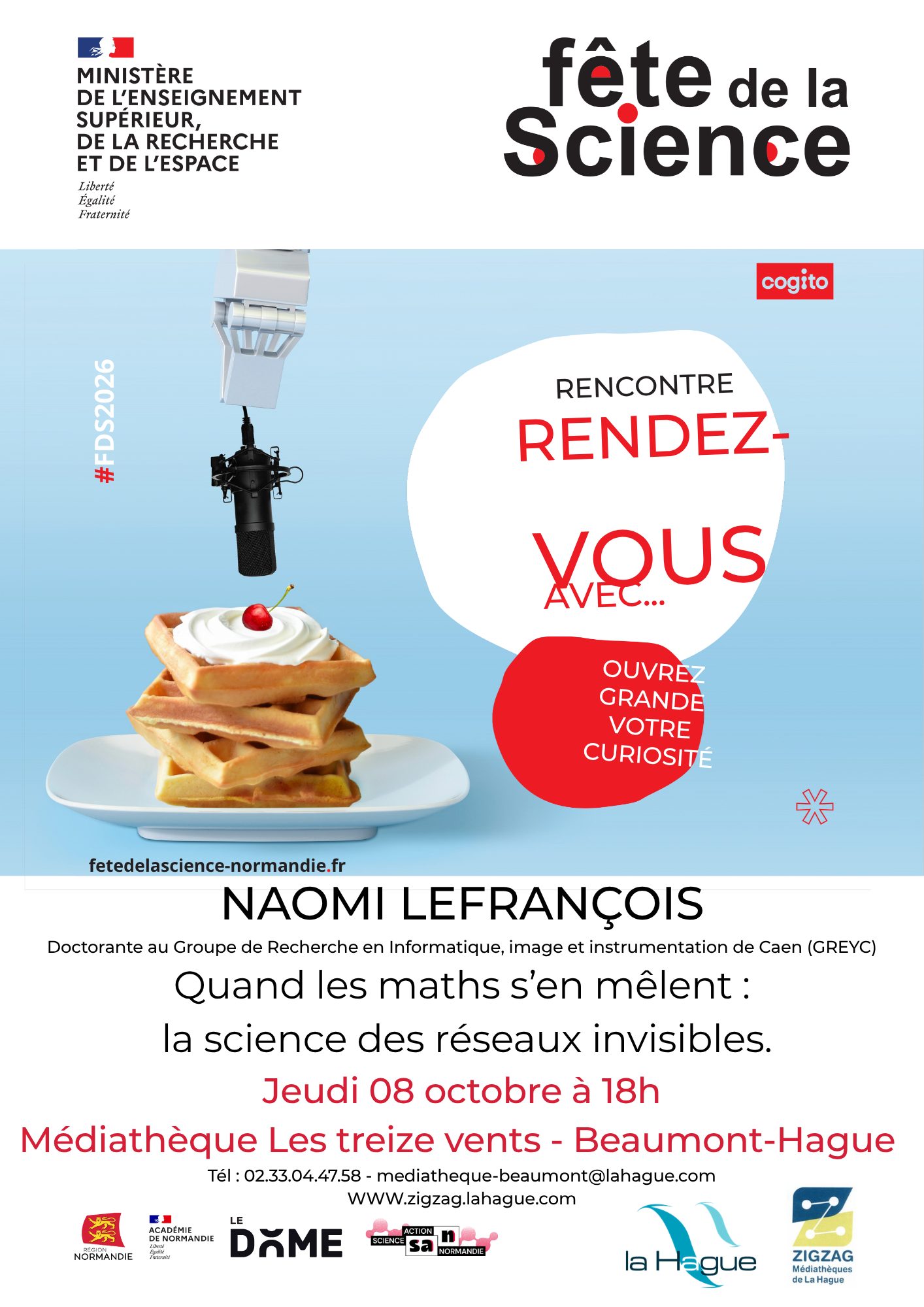 CONFERENCE QUAND LES MATHS S’EN MELENT: LA SCIENCE DES RESAUX INVISIBLES